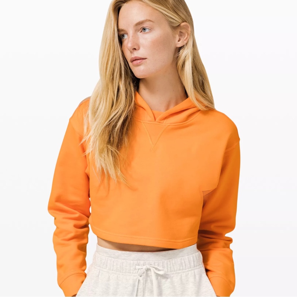 All yours cropped hoodie lululemon Size 6